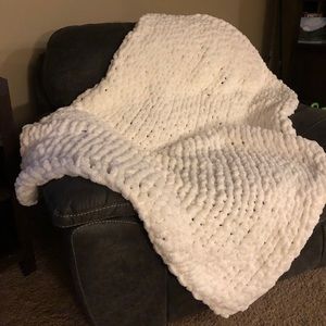 Handmade Chunky knit blanket